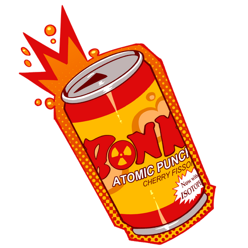 Bonk Atomic Punch - Keychain