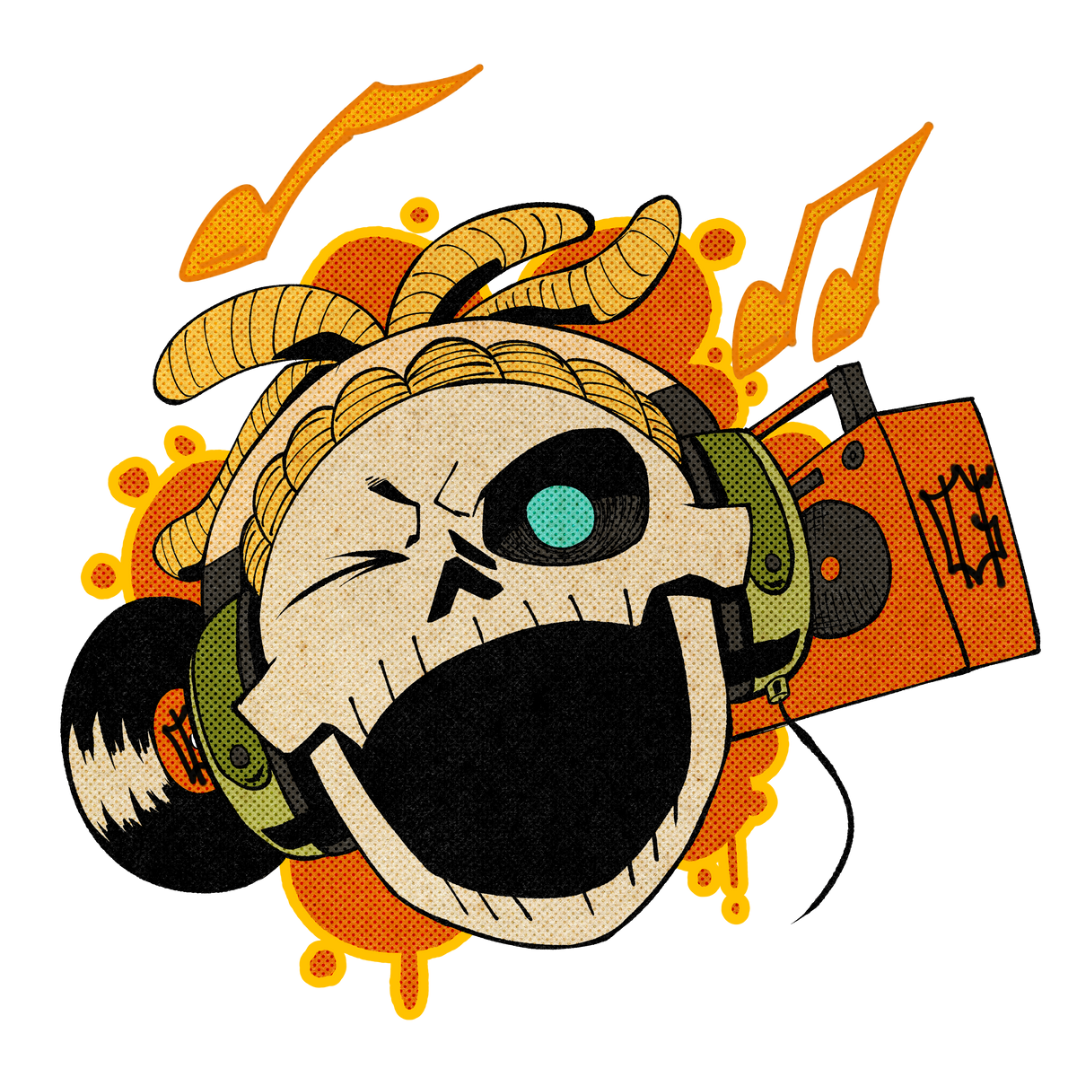 Zombrawler Gang Stickers