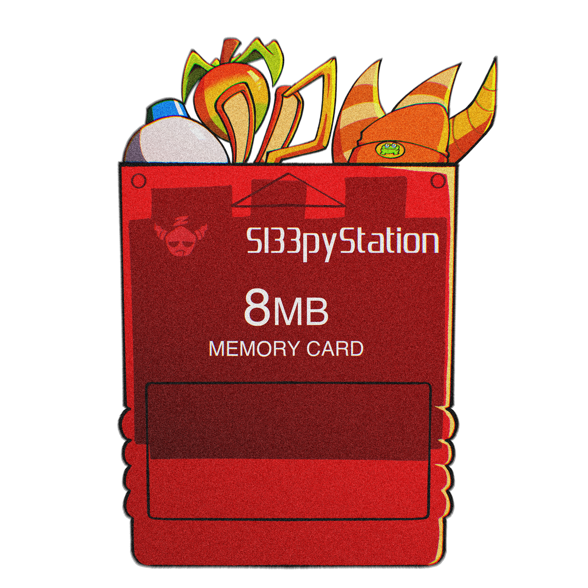 Sl33py Station Memory Card - Keychain