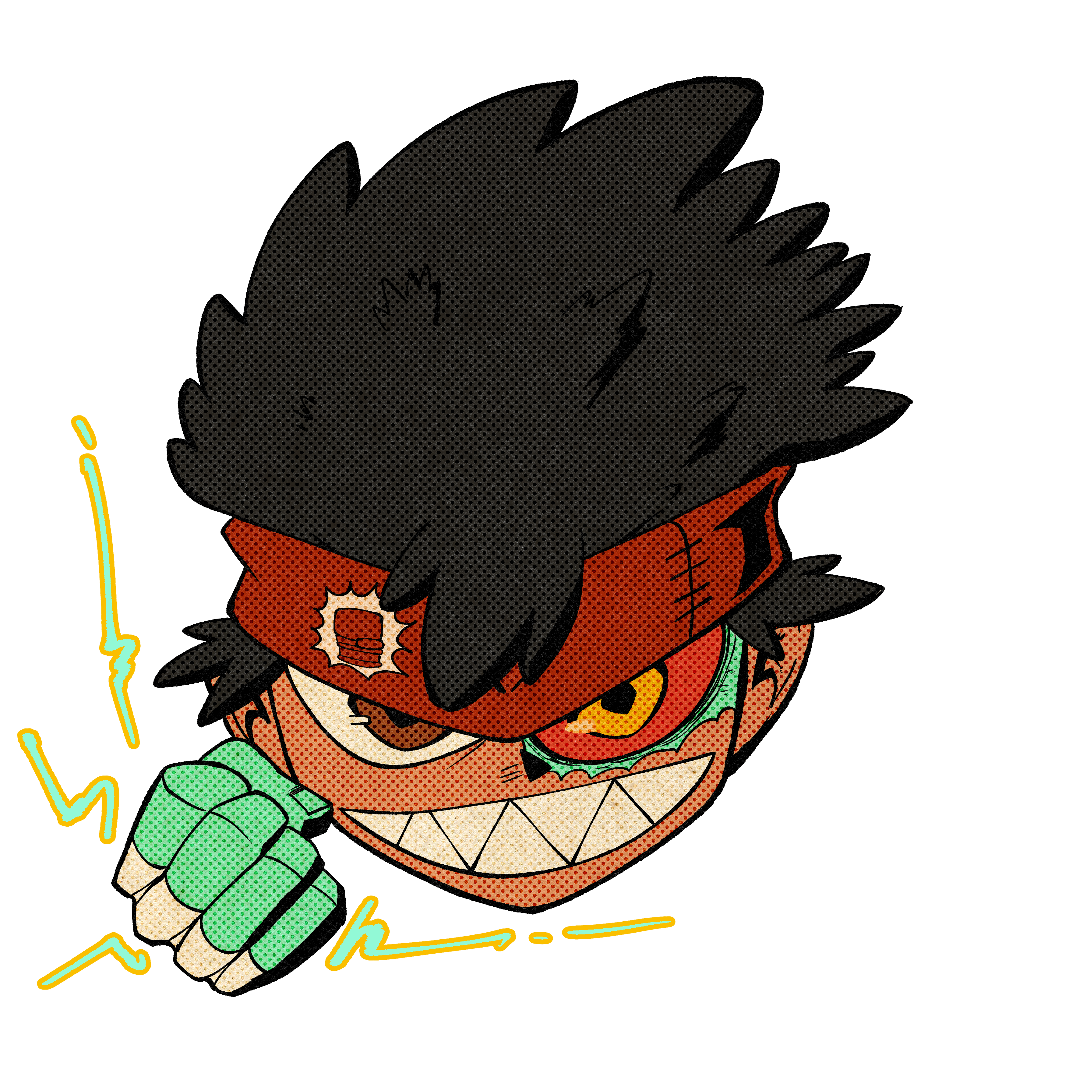 Zombrawler Gang Stickers